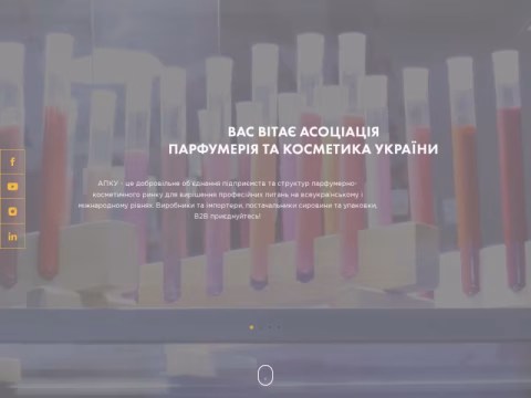 Зображення сайту apcu.ua