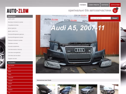 Зображення сайту auto-zlom.com.ua