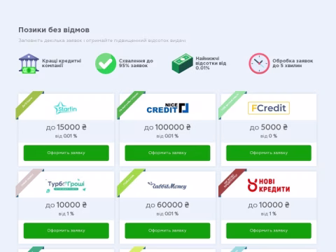 Зображення сайту bezotkazov.com.ua