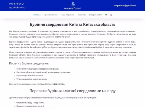 Зображення сайту burgorizont.com.ua