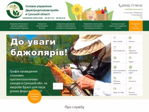 Зображення сайту dpss-sumy.gov.ua