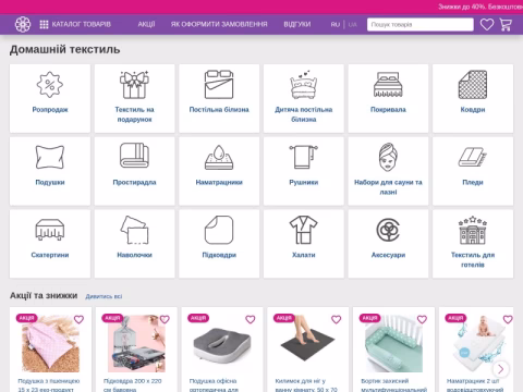 Зображення сайту elit-textil.com.ua