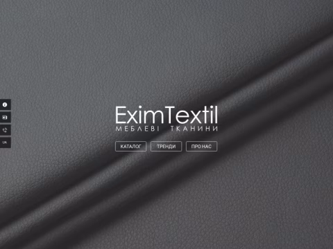 Зображення сайту eximtextil.com.ua