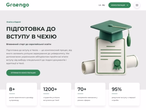 Зображення сайту green-go.com.ua
