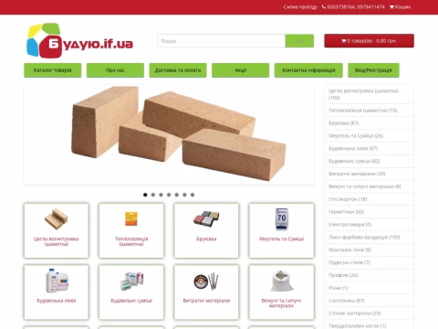 Зображення сайту keramika.if.ua
