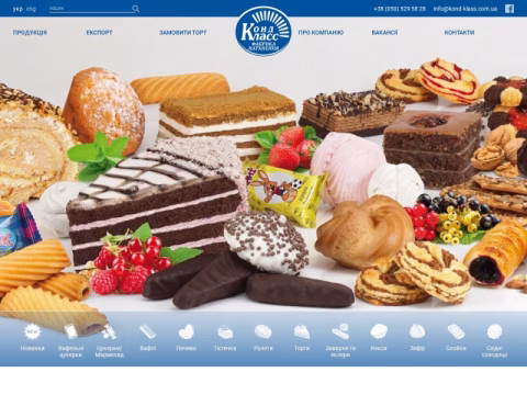 Зображення сайту kond-klass.com.ua