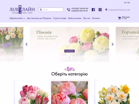 Зображення сайту lili-line.com.ua