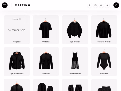 Зображення сайту mattino.com.ua