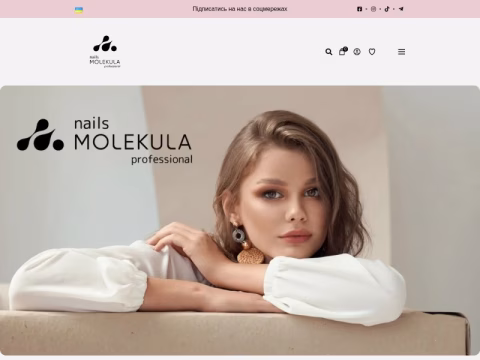 Зображення сайту molekula.net.ua