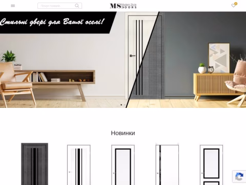Зображення сайту ms-doors.com.ua
