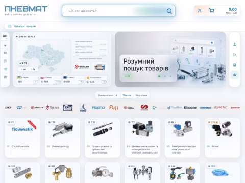 Зображення сайту pneumatyka.com.ua
