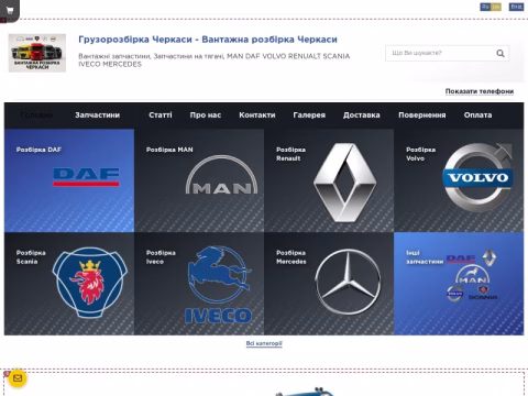 Зображення сайту razborka.ck.ua