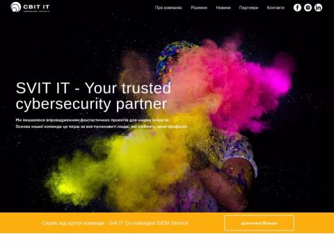Зображення сайту svit-it.com.ua