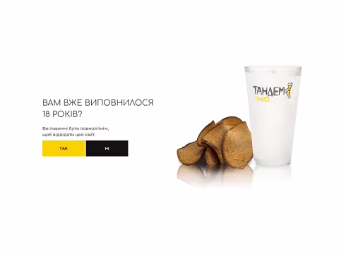 Зображення сайту tandem-plus.com.ua