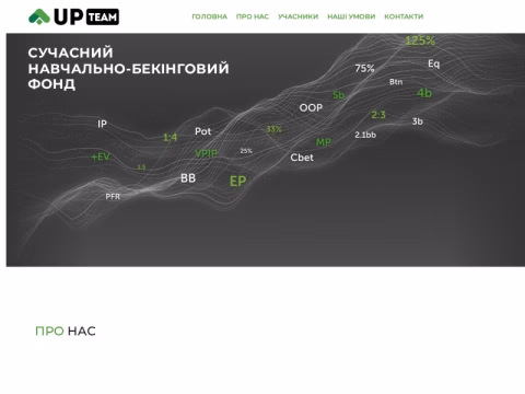 Зображення сайту upteam.com.ua