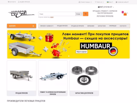 Зображення сайту vozyk.ua